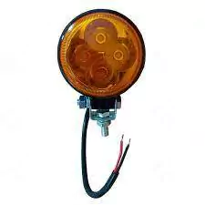 088012Y FARO LED REDONDO 3″ 4 LED 12V/ AMBAR FIJO + ESTROBO PARA MOTOCICLETA