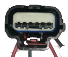 Conector de 6 terminales para sensor de aceleración y actuador de puertas eléctricas Ford.