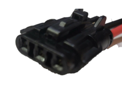 Conector de tres terminales para sensor de oxígeno de vehículos Hyundai y sensor de cigüeñal de Subaru.