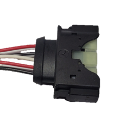 Conector de 5 terminales para sensor MAF de Chrysler, modelo 2004-2008, con cables rojo y blanco.