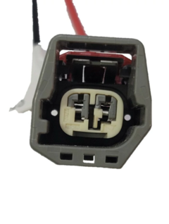 Conector de dos terminales para sensor de detonación, modelo 125031, utilizado en vehículos Ford.