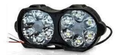 45847 FARO PARA MOTO 12 LED TIPO GEMELOS