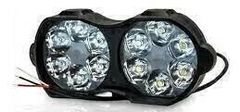 45847 faro para moto 12 led tipo gemelos