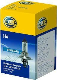 HELLAH4 FOCO H4 HALOGENO P43t 12V 60/55W 178555001 HELLA - comprar en línea