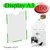 100 Display a3 expositor folhas quadro aviso parede PET VERT