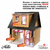 Casa bonecas escala Barbie com garagem Milla Eco DARAMA - comprar online