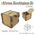 Urna ECOLÓGICA Sorteio Caixa Sugestões Cubo 15 Cm X 15 MDF