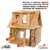 Kit Casa bonecas escala Barbie garagem Milla Nat 18 MOVEIS - comprar online