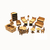 Kit Casa Bonecas 20 Moveis LOL POLLY LILY MDF Natural DARAMA - Industria Fenix