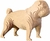 Quebra cabeças 3d pug decoração ornamento enfeite - comprar online