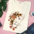 T-shirt Leoa Flores