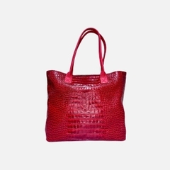 Tote bag Lisandra grabado croco - comprar online