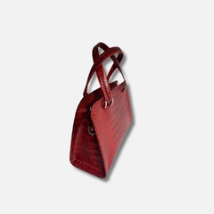 Cartera Niria grabado croco - comprar online