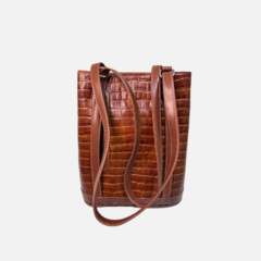 Mochila cartera Ani grabado croco - tienda online