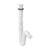 Cespol P/Lavabo Tipo "P" C/Rejilla Blanca Flexible De 1 1/4"-2937