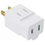 Adaptador De Clavija Plano Blanco-AM08