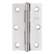 Bisagra Ligera Rectangular 2.1/2" X 1.3/4" (61mm X 44mm) Acero Pulido Sin Tornillos-B10A250