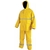 Impermeable Saco Con Cierre Con Capucha Y Pantalon Amarillo De Alta Densidad Con Refejante T-L-JSPIL L