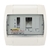 Centro De Carga Con 2 Interruptores Principales Y 4 Polos 60 A 10 Ka 120/240 V Ac De Abs Con Tapa-QOX204