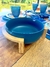 Saladeira de Porcelana Azul Matt - comprar online