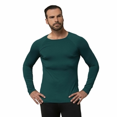 Camiseta Proteção Uv Térmica Masculina Verde