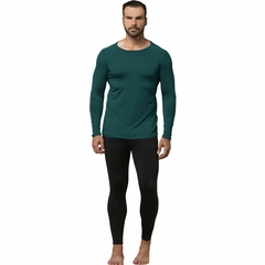 Camiseta Proteção Uv Térmica Masculina Verde - The UNI