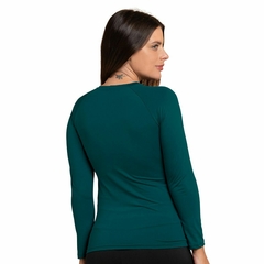 Camiseta Proteção Uv 50+ Térmica Feminina Verde - loja online