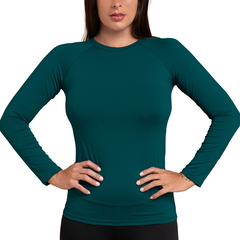 Camiseta Proteção Uv 50+ Térmica Feminina Verde - The UNI