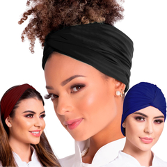 Turbante Feminino Touca Multiuso Aberto Fechado Estilosa