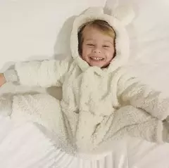 Macacão Infantil Ursinho Bebê Pelinho Frio Inverno na internet