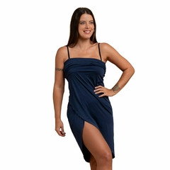 Saída Praia Envelope Multiuso Luxo Premium Azul - comprar online