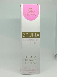 Bruma Iluminadora Gold Phallebeauty, Ilumina,Hidrata e Tonifica.