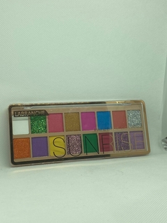 Paleta de Sombras Sunrise Labranche 16 Cores.