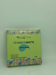 Pó Compacto Matte À Prova Dàgua Max Love Studio.