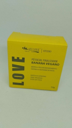 Pó facial finalizador - Banana Vegano - Max Love