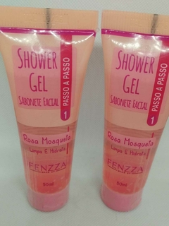 Sabonete Facial Shower Gel Rosa Mosqueta Limpa e Hidrata Fenzza Make Up