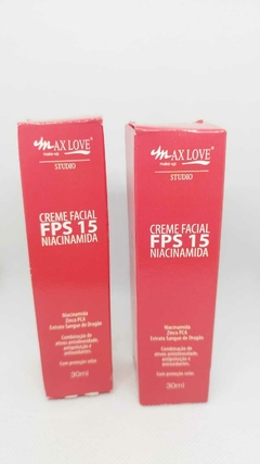 Creme Facial Max Love FPS 15 Niacinamida com Protetor Solar 30 ml. - comprar online