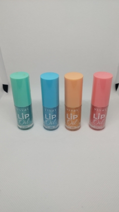 Lip Oil Vivai Hidratante Gloss Labial Sabores, Melânica, Maça, Laranja e Aloe e Vera.