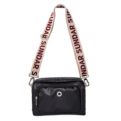 CrossBody Laura Metálica Negra - tienda en línea