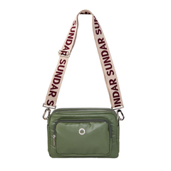 CrossBody Laura Metálica Verde Olivo - tienda en línea