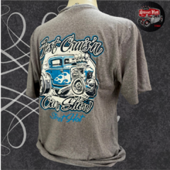 Camiseta Cinza Mescla Just Cruis'n