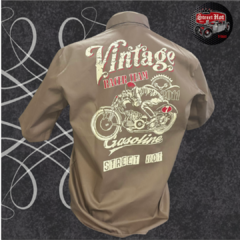 Camisa Caqui Moto Vintage - comprar online