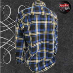 Camisa Xadrez - Azul Royal - comprar online