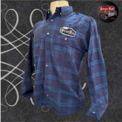 Camisa Xadrez - All Azul