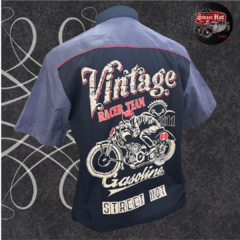 Camisa Preta Moto Vintage - comprar online