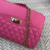 Bolsa Em Couro Pink Menor Com Tampa Matelassê Mini Waleska - Hendy Bag | Bolsas de Qualidade e Estilo para Elevar seu Look