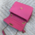 Bolsa Em Couro Pink Menor Com Tampa Matelassê Mini Waleska - loja online