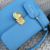 Bolsa Couro Azul Céu De Mão Estruturada Alça Correntes Vivi Hendy Bag - Hendy Bag | Bolsas de Qualidade e Estilo para Elevar seu Look