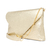Bolsa Tiracolo Envelope Dourada Couro Carmin Hendy Bag Alça Transversal - (cópia)