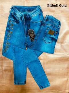 calça jeans pit Bull gold